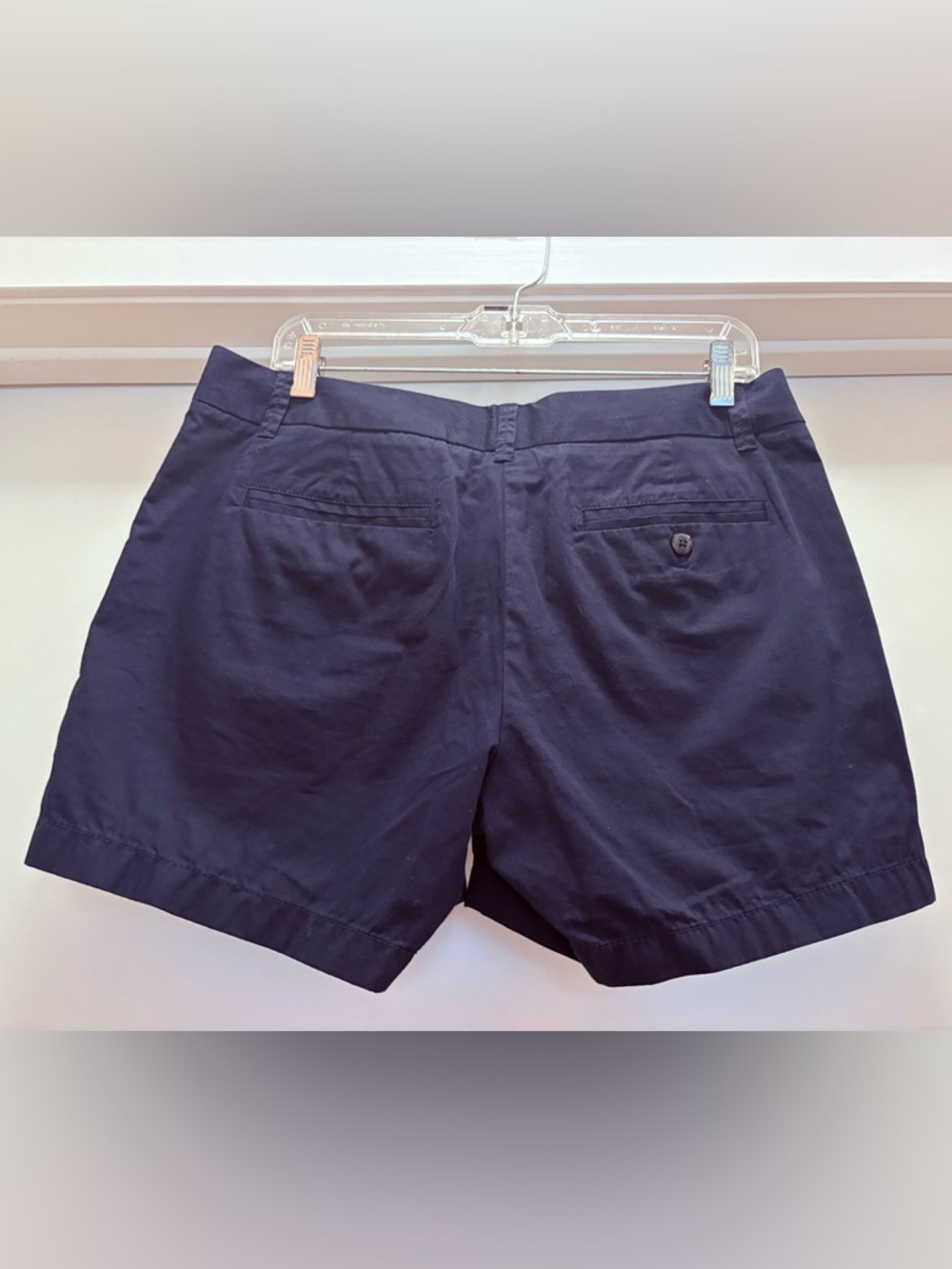 J. Crew Navy Cotton Chino Shorts - Picture 3 of 3